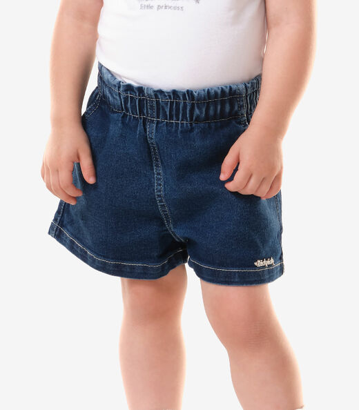 Conjunto Infantil Blusa Com Shorts Trick Nick Branco