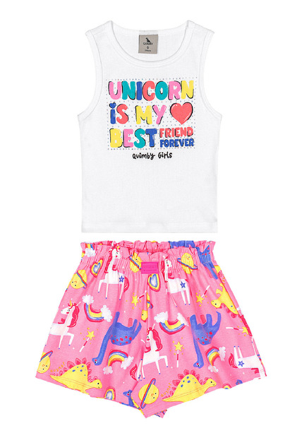 Conjunto Blusa Ribana Short Quimby