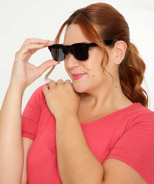 Óculos de Sol Unissex Quadrado Marisa