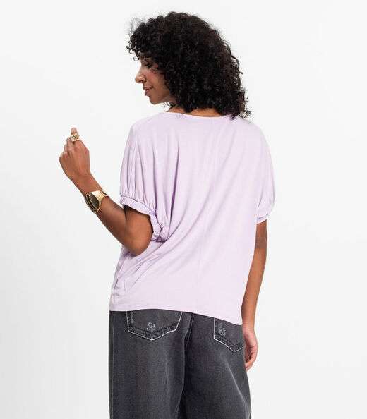 Blusa Viscose Infinita Cor Roxo