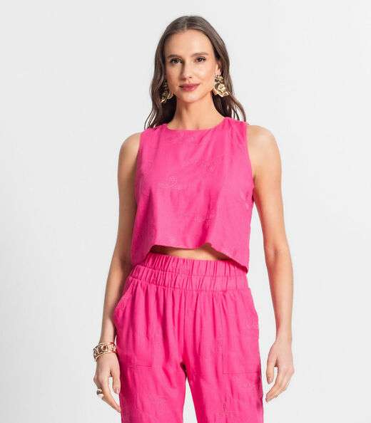 Image_Regata De Linho Feminina Endless Rosa