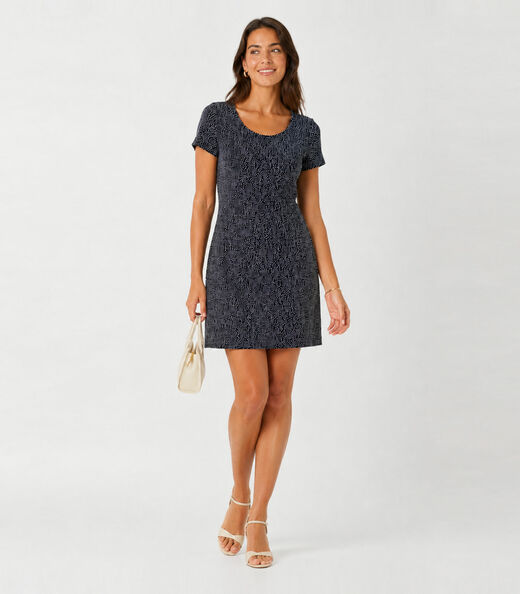 Vestido Feminino Estampado Select Azul