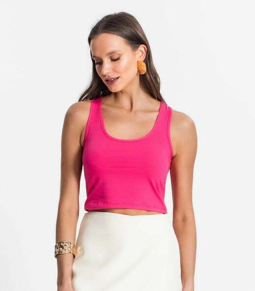 Regata De Cotton Leve Feminino Endless Rosa