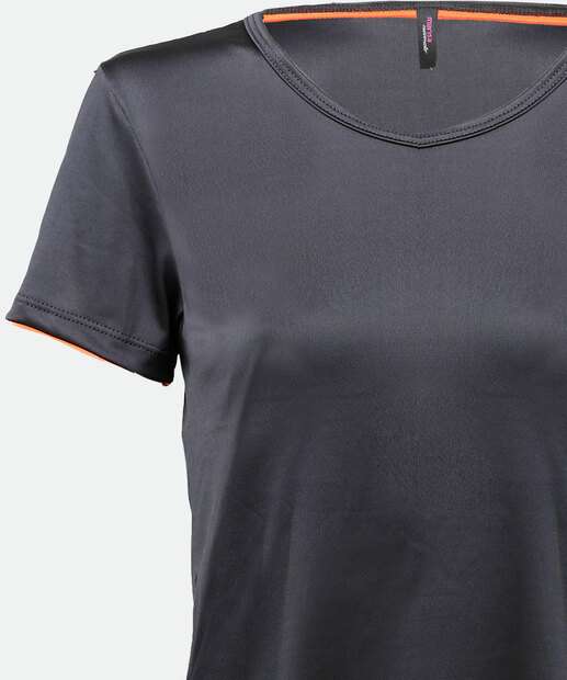 Blusa Feminina Fitness Microfibra Manga Curta Marisa