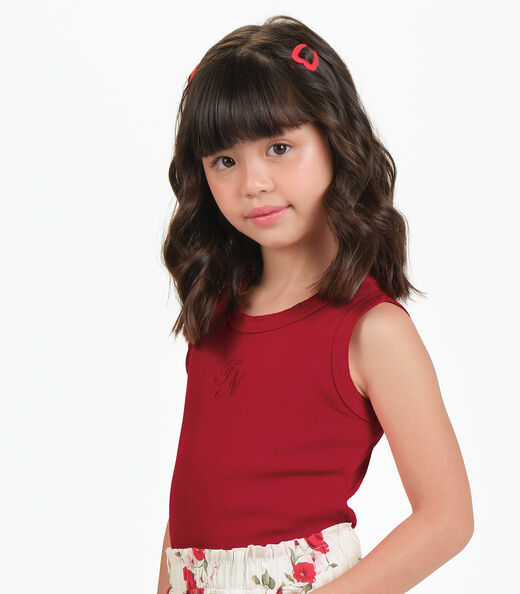 Conjunto Regata com Shorts Menina Trick Nick Vermelho