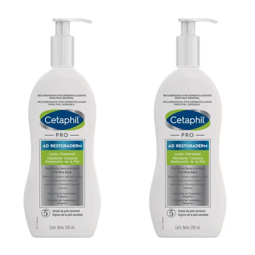Image_Kit com 2 Unidades de Cetaphil Loção Hidratante Pro Ad Restoraderm 295ml