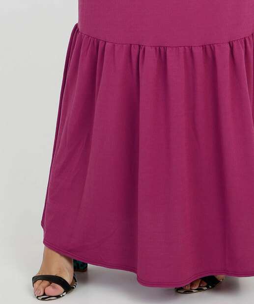 Vestido Plus Size Feminino Longo Ombro Só Marisa