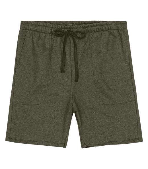 Bermuda Masculina Plus Size Moletom Diametro Verde