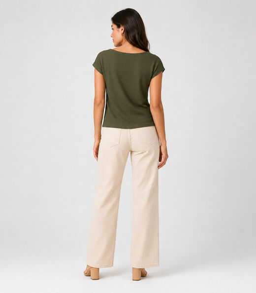 Blusa Feminina Em Tecido Classic Infinita Cor Verde