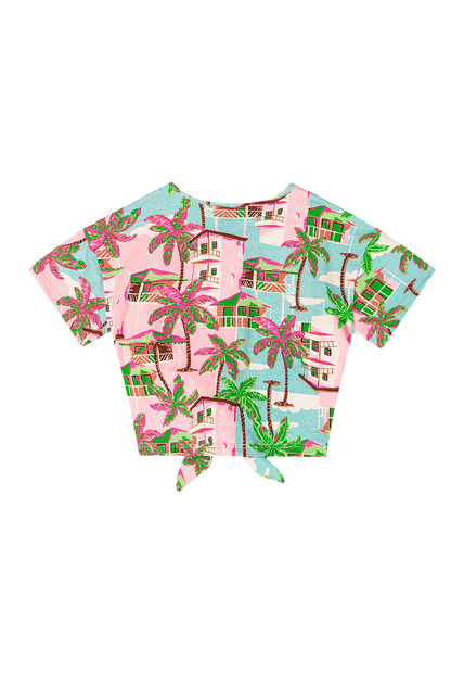 Blusa Infantil Feminino em Cotton Quimby