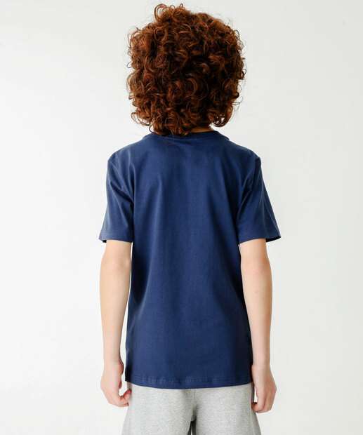Camiseta Juvenil Estampa Surf Manga Curta MR Tam 10 a 16