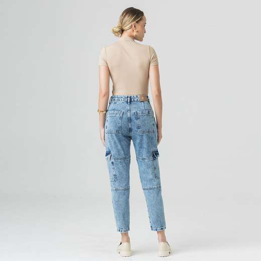 Calça Jeans Mom Feminina Disparate