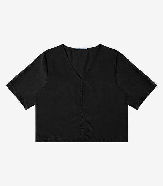 Blusa Feminina Manga Curta Endless Preto
