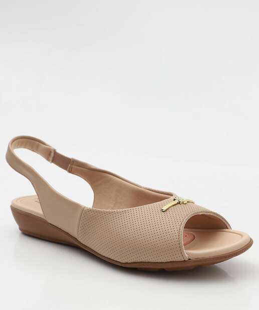 Image_Sandália Feminina Rasteira Modare Bege