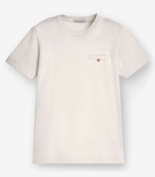 Camiseta Masculina em Meia Malha Trick Nick Off White