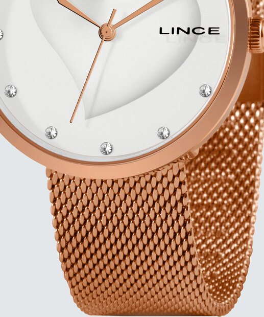 Kit Relógio Feminino Strass Lince LRRH160L KO36B1RX  