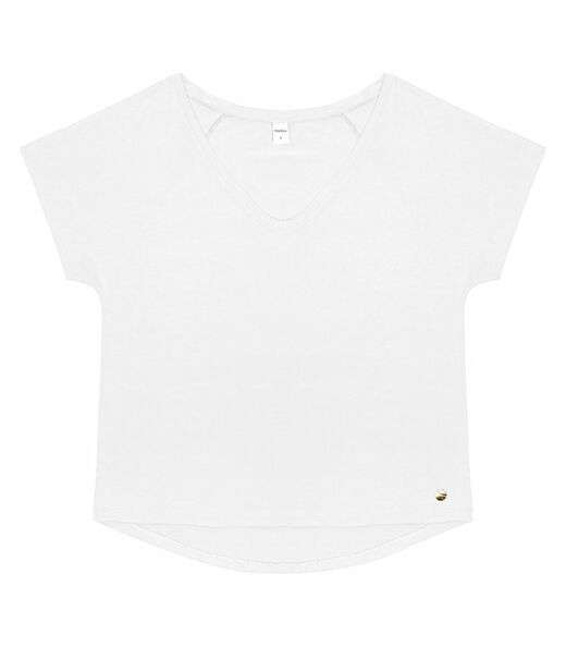 Blusa Feminina Viscotorcion Rovitex Branco