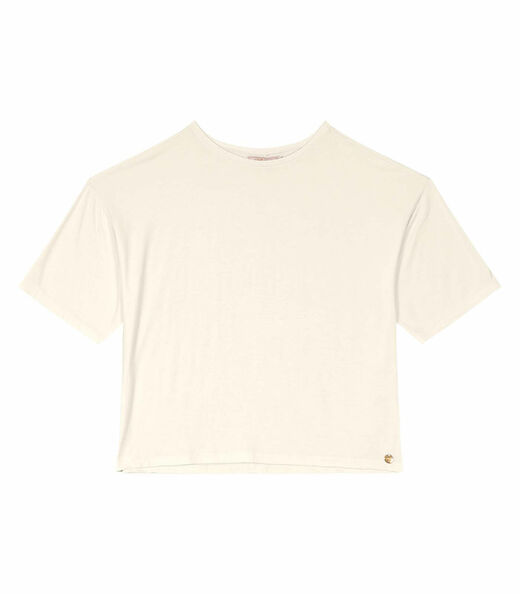 Blusa Feminina Viscotorcion Endless Bege
