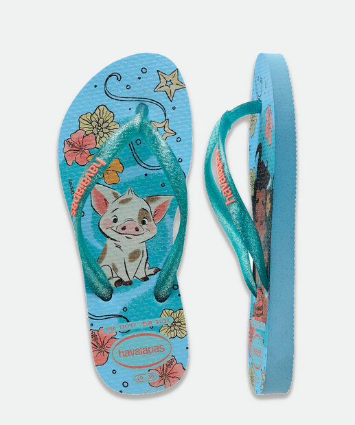 Chinelo Havaianas Infantil Slim Moana 