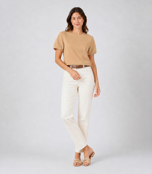 Blusa Feminina Em Tecido Henera Infinita Cor Marrom