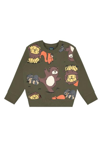Conjunto Peludinhos Blusão Bee Loop