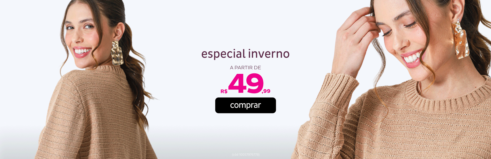 Especial Inverno a partir de R$49,99
