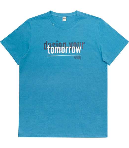 Camiseta Juvenil Masculina Tomorrow Rovitex Azul