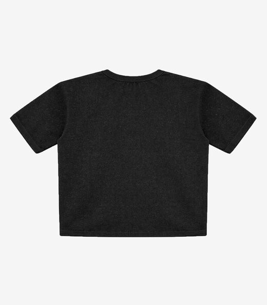Blusa Feminina Ribana Canelada Infinita Cor Preto
