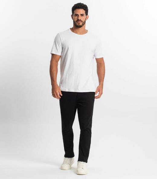 Camiseta Masculina Manga Curta KO Branco