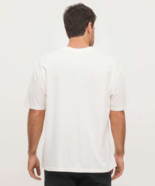 Camiseta Masculina Estampa Borboleta Manga Curta MR