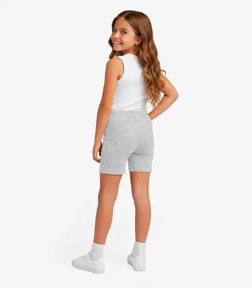 Bermuda Ciclista Infantil Básica Soletex Cinza