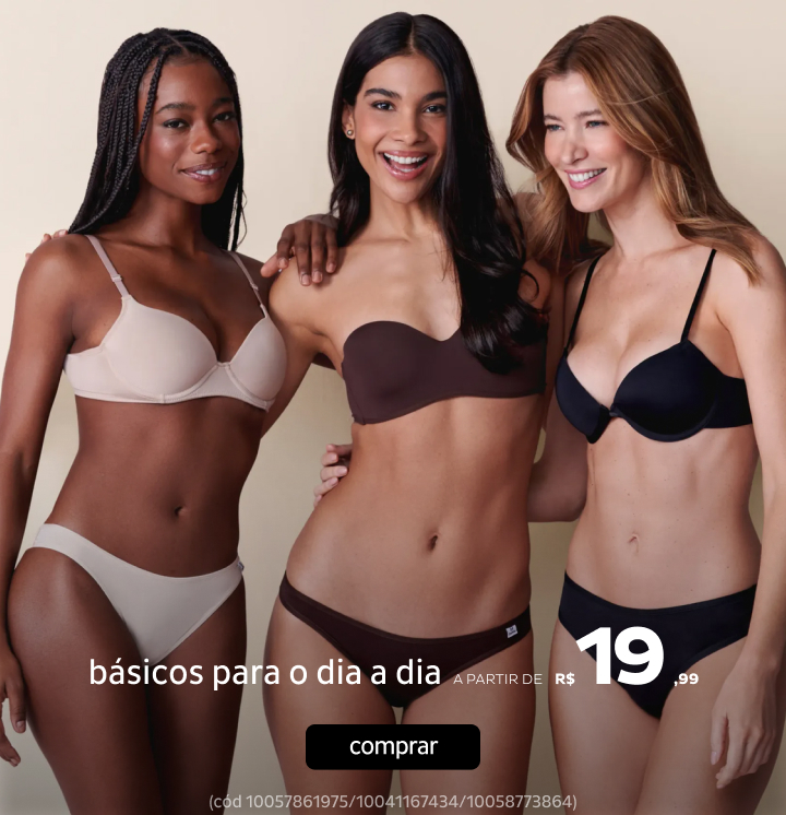 Basicos para o dia a dia a partir de R$19,99