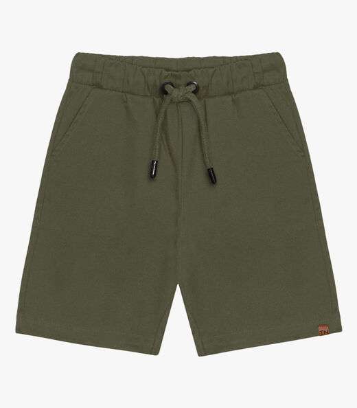 Image_Bermuda Infantil Em Sarja Trick Nick Verde