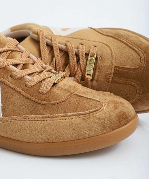 Tênis Casual Feminino Recortes Vizzano