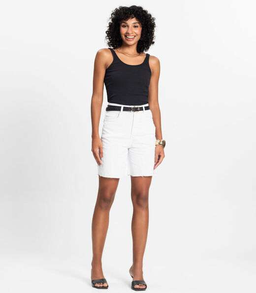 Blusa De Alca Básica Feminina Rovitex Preto