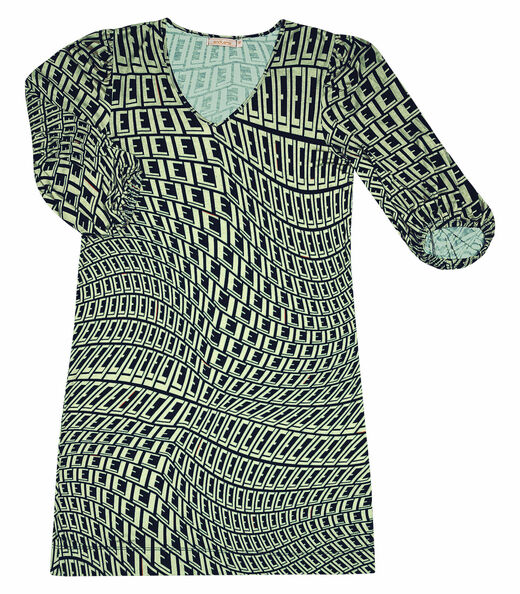 Vestidos Estampado Manga 3/4 Endless Verde