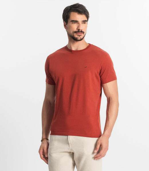 Camiseta Masculina Básica Select Laranja