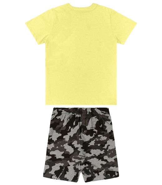 Conjunto Infantil Masculino Camuflado Rovitex Verde