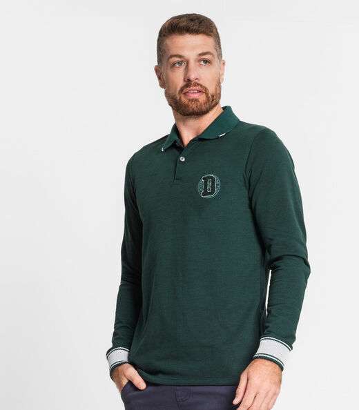 Blusão Masculino Em Moletinho Diametro Verde