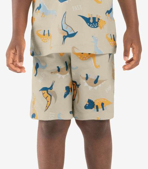 Pijama Infantil Masculino Meia Malha Rovi Kids Bege