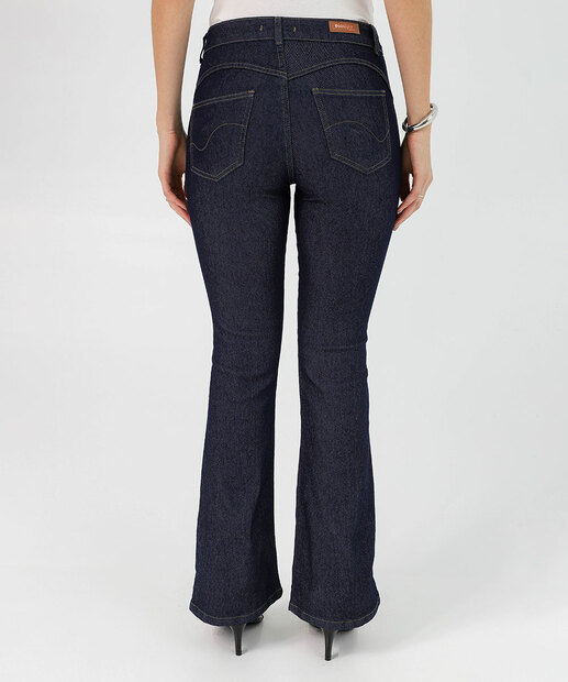 Calça Jeans Flare Feminina Biotipo Azul