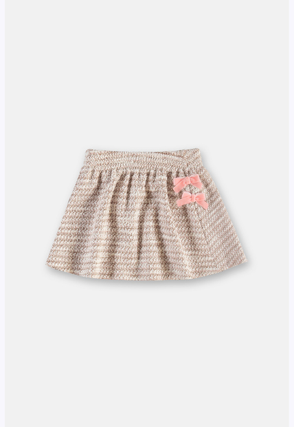 Conjunto Bebê Body Saia Tweed Up Baby