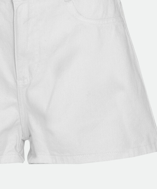 Short Cintura Alta Feminino Sarja Marisa