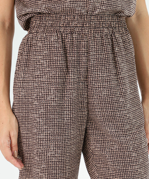 Calça Feminina Clochard Pied Poule Marisa Cinza