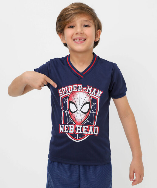 Image_Camiseta Infantil Homem Aranha Marvel Tam 4 a 10 Azul