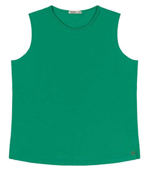 Regata Feminina Plus Size Secret Glam Verde