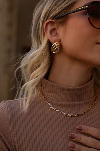 Image_Colar De Corrente Semijoia Elos Alto Brilho Banho 18K