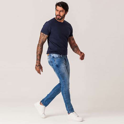 Calça Jeans Skinny Masculina Zune