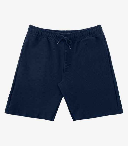 Bermuda Masculina Moletinho Gorgurinho Diametro Azul