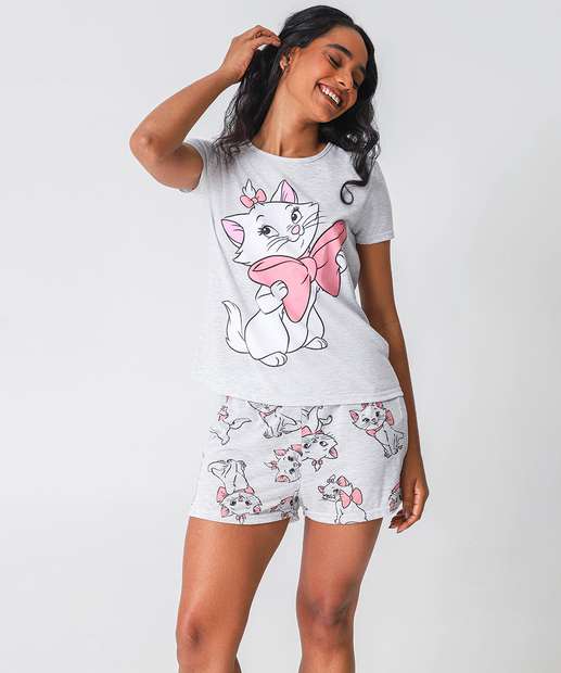 Image_Pijama Feminino Estampa Marie Disney Cinza